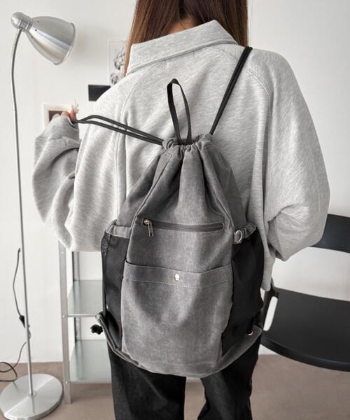 WEGO（ウィゴー） デイバック リュック WEGO/サイドメッシュポケット