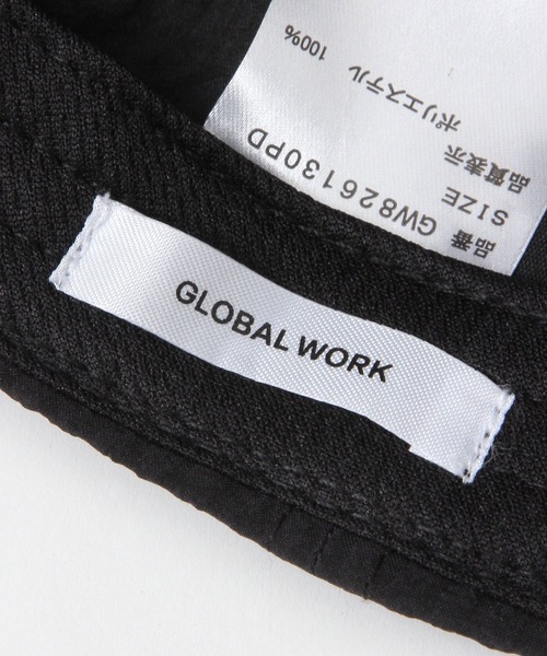 GLOBAL WORK（グローバルワーク） キャップ 帽子 uvカット 紫外線