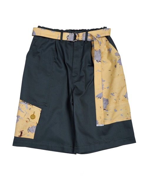 ハーフパンツ パンツ CONSTRUCTION ショーツ メンズ レディースの画像