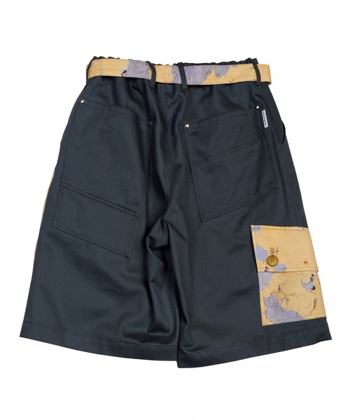 ハーフパンツ パンツ CONSTRUCTION ショーツ メンズ レディースの画像