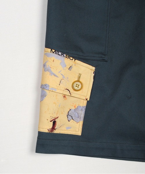 ハーフパンツ パンツ CONSTRUCTION ショーツ メンズ レディースの画像