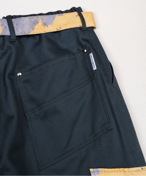 ハーフパンツ パンツ CONSTRUCTION ショーツ メンズ レディースの画像