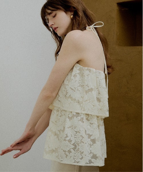 LE'RURE ワンピース Tiered frill lace onepiece : ZOZOTOWN Yahoo!店