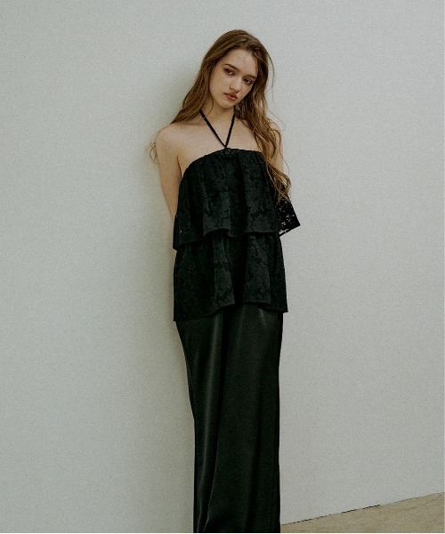 LE'RURE ワンピース Tiered frill lace onepiece : ZOZOTOWN Yahoo!店