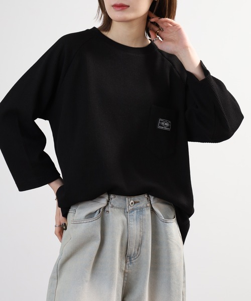 BIG MIKE（ビッグマイク） tシャツ BIG MIKE QS TEE 7分袖サーマルT