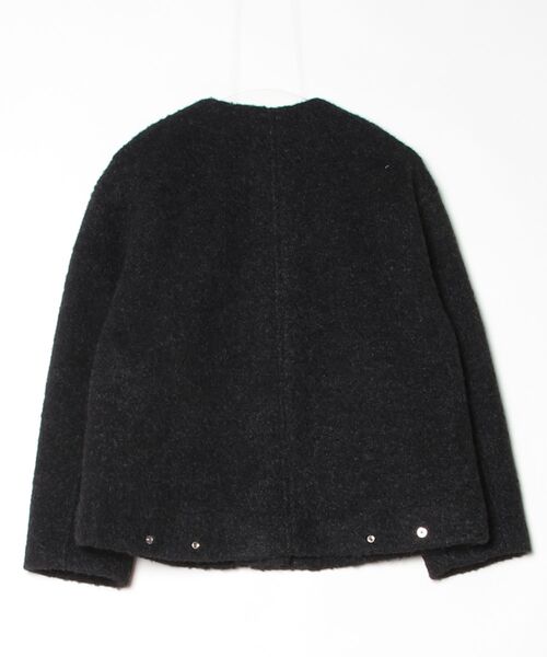 「BEAUTY\u0026YOUTH UNITED ARROWS」 ノーカラージャケット X-SMALL ブラック レディースの画像