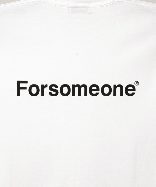 「FORSOMEONE」 半袖Tシャツ 50 オフホワイト メンズ_画像4