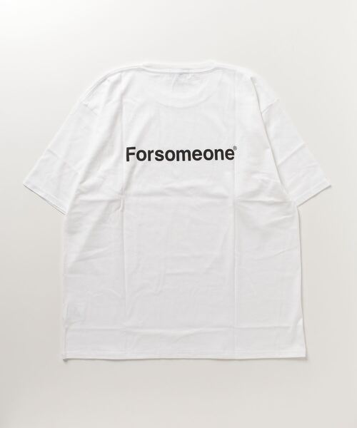 「FORSOMEONE」 半袖Tシャツ 50 オフホワイト メンズ_画像8