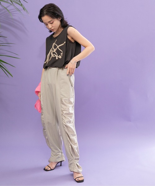 「Eimee Law」 イージーパンツ 38 グレー レディース_画像5