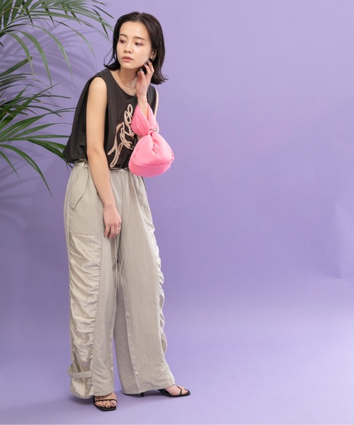 「Eimee Law」 イージーパンツ 38 グレー レディース_画像9