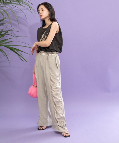 「Eimee Law」 イージーパンツ 38 グレー レディース_10