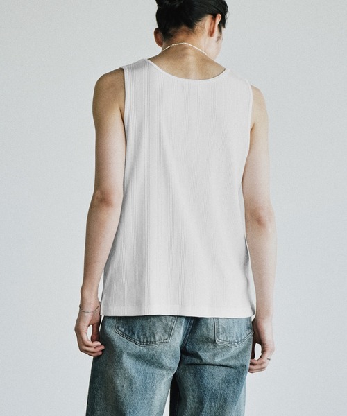 WYM LIDNM タンクトップ CLEAN RANDOM RIB TANK TOP メンズ : ZOZOTOWN