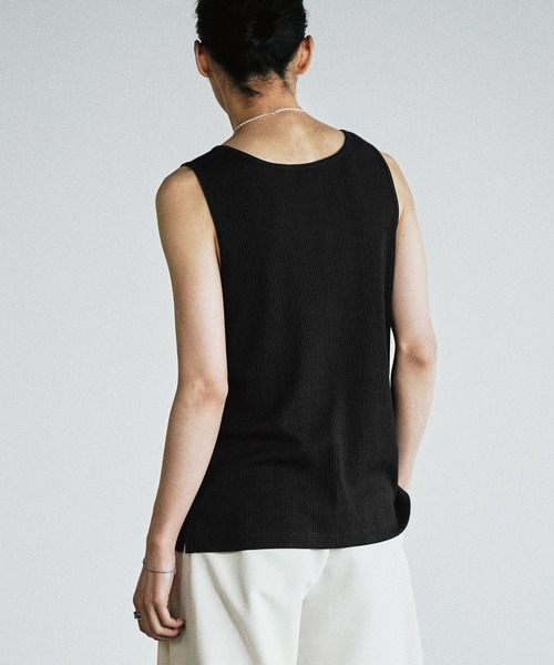 WYM LIDNM タンクトップ CLEAN RANDOM RIB TANK TOP メンズ : ZOZOTOWN
