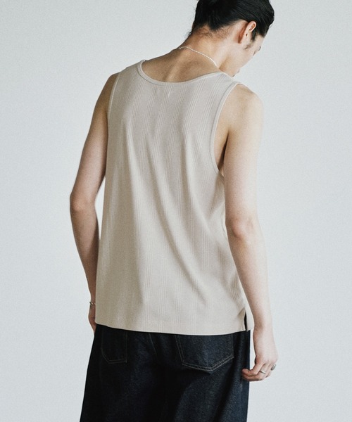 WYM LIDNM タンクトップ CLEAN RANDOM RIB TANK TOP メンズ : ZOZOTOWN
