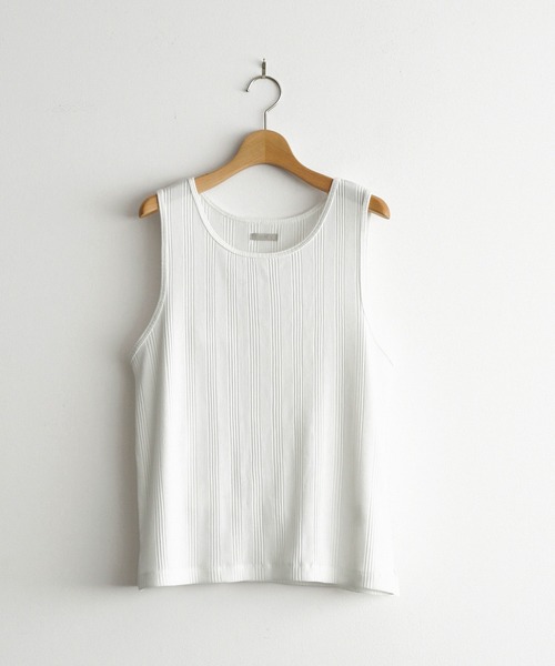 WYM LIDNM タンクトップ CLEAN RANDOM RIB TANK TOP メンズ : ZOZOTOWN