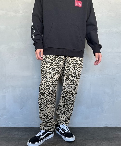 「UNIVERSAL OVERALL」 イージーパンツ S ベージュ レディース_画像4