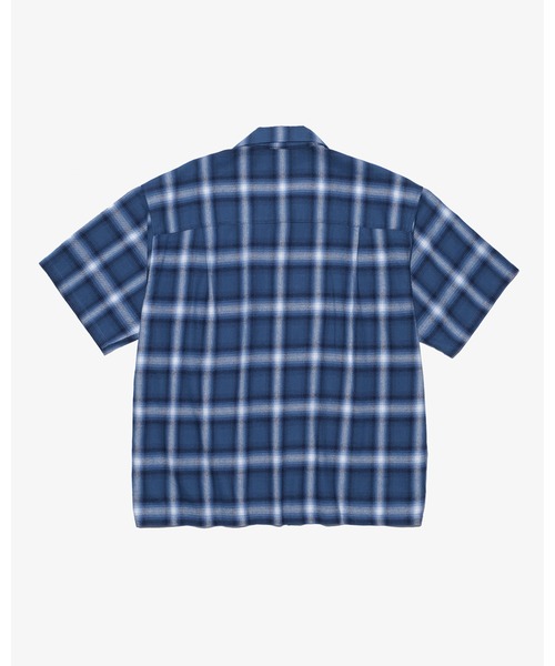 KEBOZ（ケボズ） シャツ 半袖 OMBRE CHECK S/S SHIRT メンズ