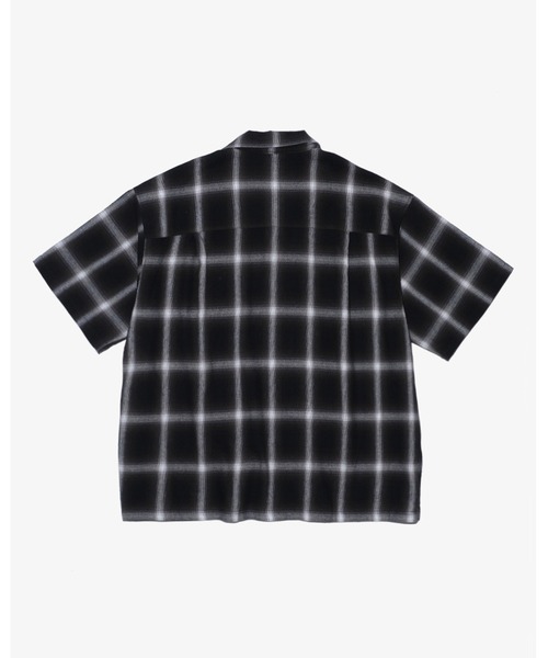 Keboz 92 チェック柄ラグランシャツ KEBOZ（ケボズ） シャツ 半袖 OMBRE CHECK S/S SHIRT メンズ