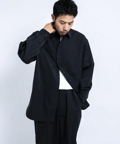 「EKAL」 長袖シャツ LARGE ネイビー メンズ_画像4