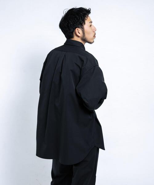 「EKAL」 長袖シャツ LARGE ネイビー メンズ_画像5