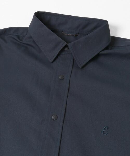 「EKAL」 長袖シャツ LARGE ネイビー メンズ_画像9