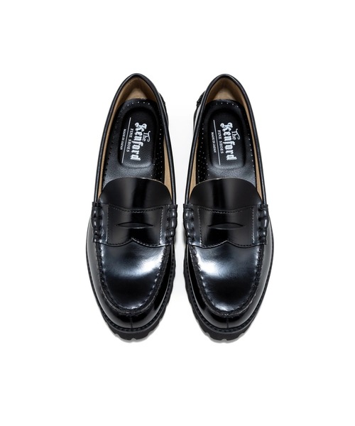 The Kenford Fineshoes ローファー TANK SOLE LOAFERS BLACK メンズ