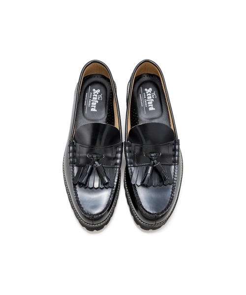 The Kenford Fineshoes ローファー TANK SOLE LOAFERS BLACK QUILT