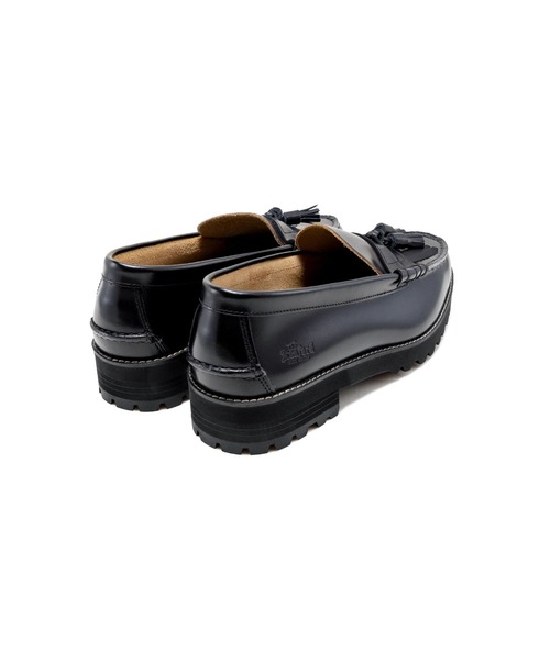 The Kenford Fineshoes ローファー TANK SOLE LOAFERS BLACK QUILT