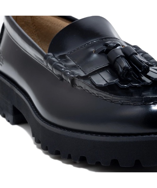 The Kenford Fineshoes ローファー TANK SOLE LOAFERS BLACK QUILT