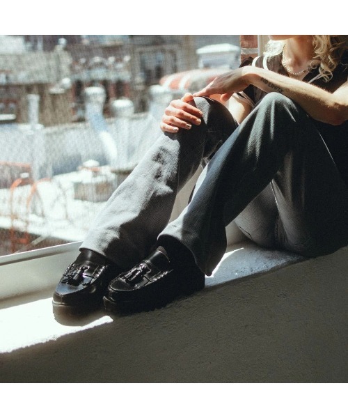 The Kenford Fineshoes ローファー TANK SOLE LOAFERS BLACK QUILT