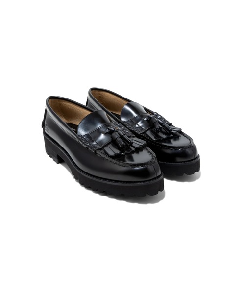 The Kenford Fineshoes ローファー TANK SOLE LOAFERS BLACK QUILT