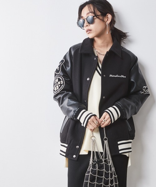 「CHIC STYLE」 長袖ニット M ブラック レディース_画像6