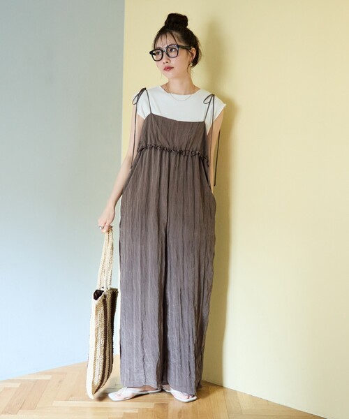 「FREAK'S STORE」 オーバーオール SMALL ネイビー レディース_画像2