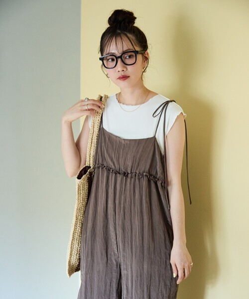 「FREAK'S STORE」 オーバーオール SMALL ネイビー レディース_画像3