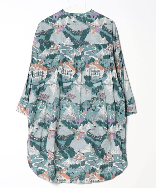 「marble sud」 長袖ブラウス - グリーン レディース_画像2