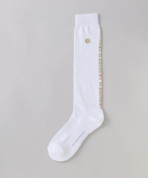 St ANDREWS 靴下 「St ANDREWS」ロゴハイソックス (WOMENS) レディース