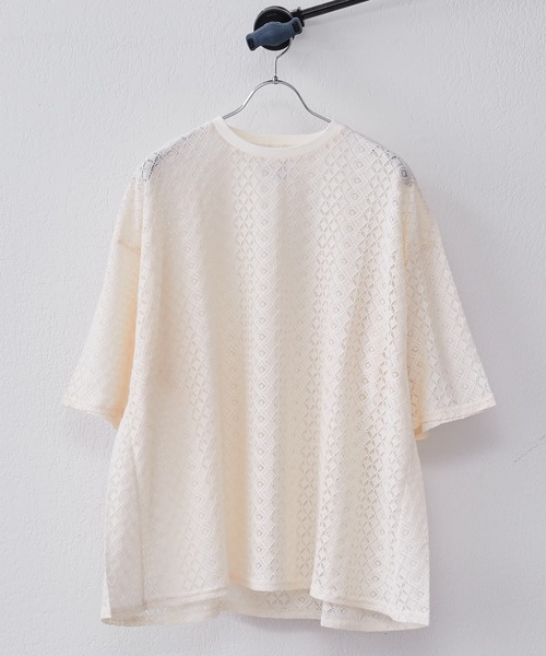 「Lui's」 半袖Tシャツ FREE ベージュ メンズ_画像3