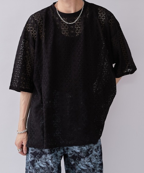 「Lui's」 半袖Tシャツ FREE ベージュ メンズ_画像6