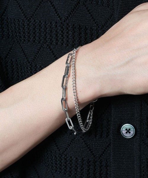 RAGEBLUE（レイジブルー） ブレスレット LAYERED CHAIN BRACELET
