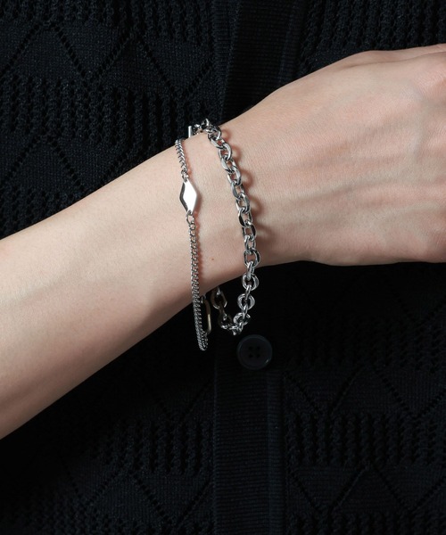 RAGEBLUE（レイジブルー） ブレスレット LAYERED CHAIN BRACELET
