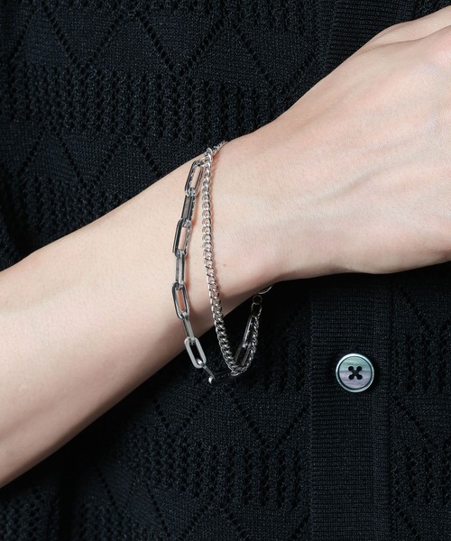 RAGEBLUE（レイジブルー） ブレスレット LAYERED CHAIN BRACELET