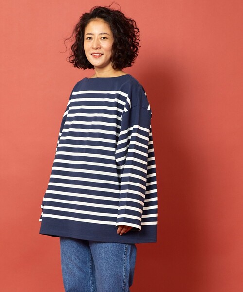 「Freada」 長袖カットソー ONE SIZE ブルー レディース_画像5