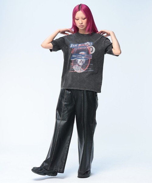 セックスピストルズ　メンバー プリント Tシャツ 女性Sサイズ tシャツ Sex Pistols (セックス ピストルズ) アーティスト Tシャツ