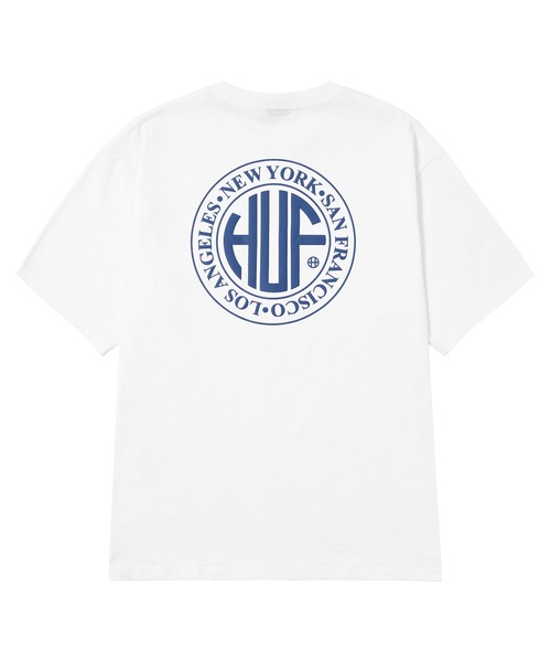 「HUF」 半袖Tシャツ X-LARGE レッド系その他 メンズ_画像8