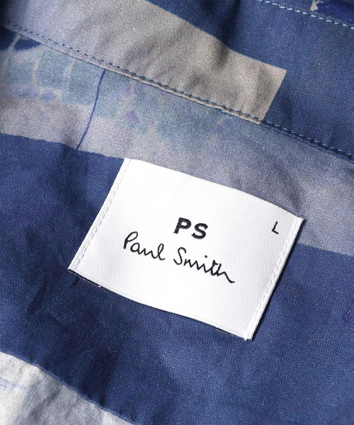 PS Paul Smith シャツ 半袖 Scrapbook Print” オープンカラーシャツ