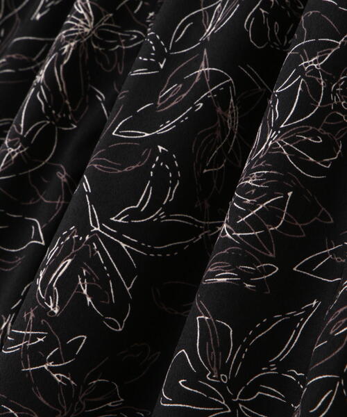 「JILL by JILL STUART」 7分袖ワンピース FREE ブラック レディース_画像6