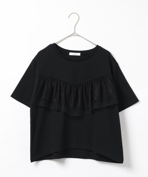 GLOBAL WORK（グローバルワーク） tシャツ 半袖 フリルレース