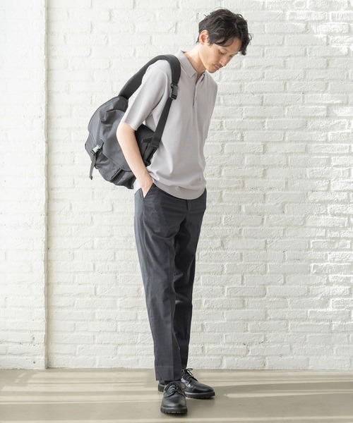 「GLOBAL WORK」 半袖ニット LARGE ブラック メンズ_画像4