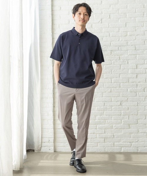 「GLOBAL WORK」 半袖ニット LARGE ブラック メンズ_画像7