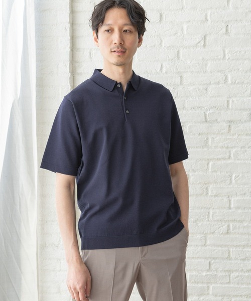 「GLOBAL WORK」 半袖ニット LARGE ブラック メンズ_画像9